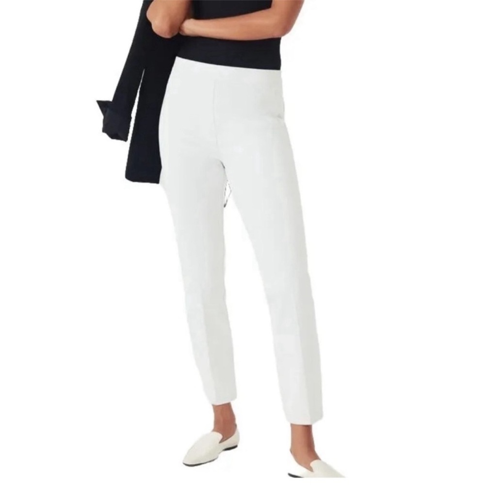 SPANX Slim Straight White Ankle Pants Size Large